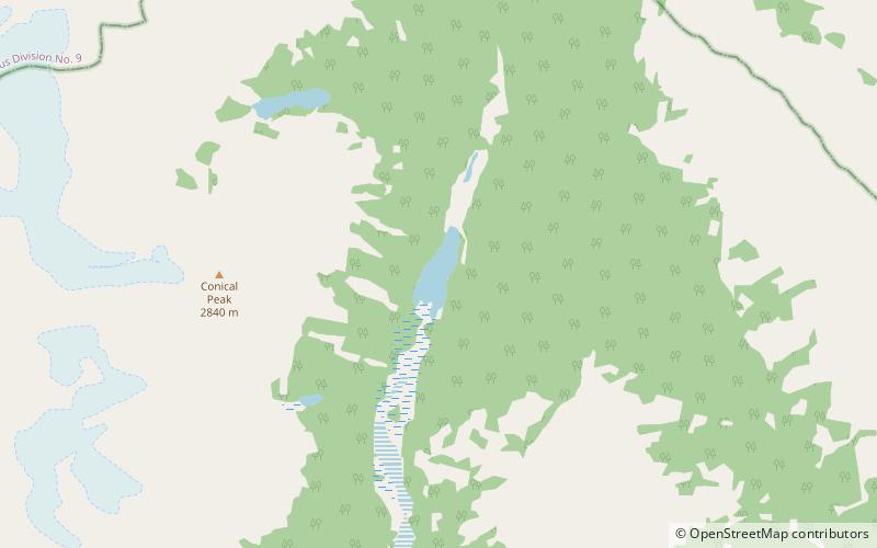 Isabella Lake location map