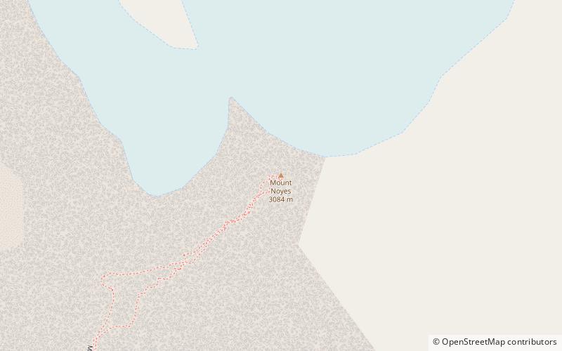 Mount Noyes location map