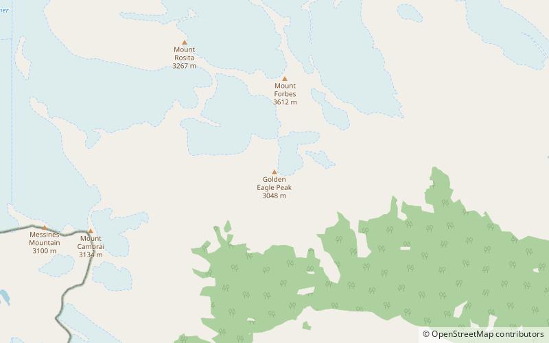 golden eagle peak location map
