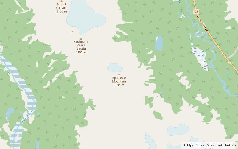 Epaulette Mountain location map