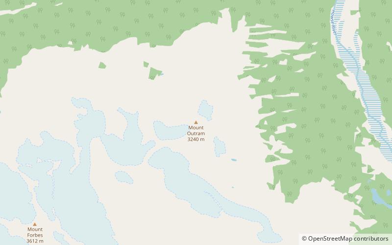 Mount Outram location map
