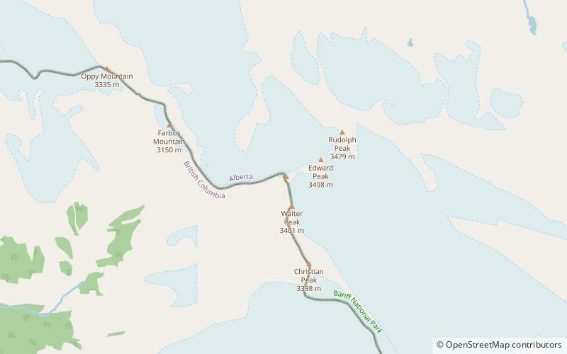 Mount Lyell location map