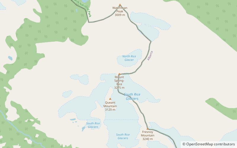 Mount Spring-Rice location map