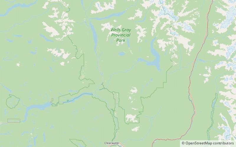 gage hill parc provincial wells gray location map