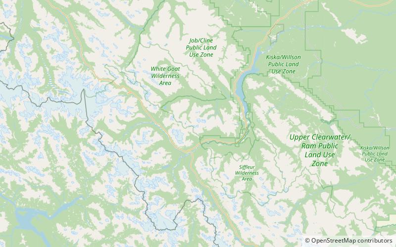 Mount Cline location map