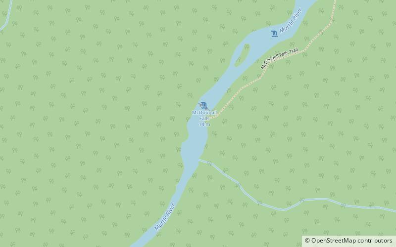 McDougall Falls location map