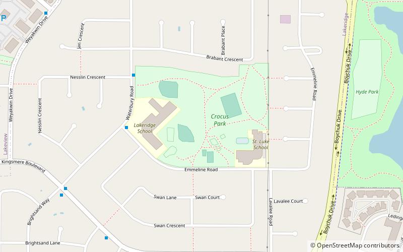 Lakeridge location map