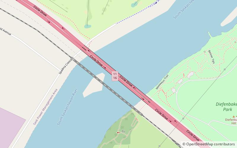Gordie Howe Bridge location map