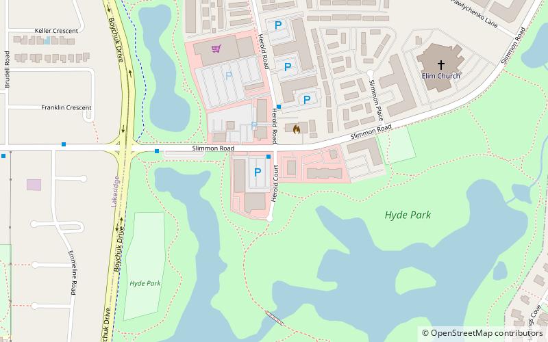 Lakewood Suburban Centre location map