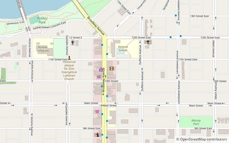 Broadway Theatre location map