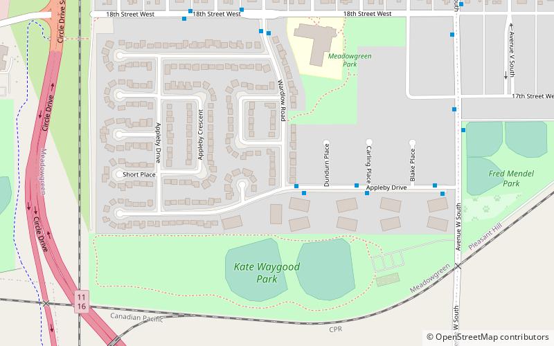 Meadowgreen location map