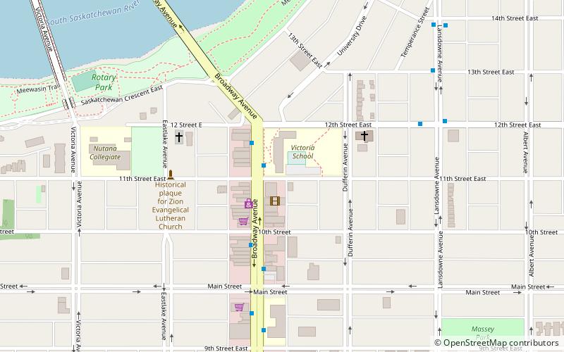 Nutana SDA location map
