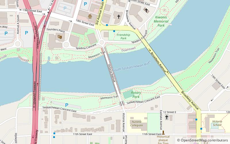 Traffic Bridge location map