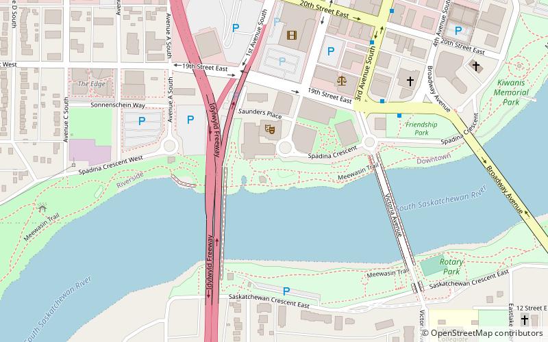 river landing saskatoon location map