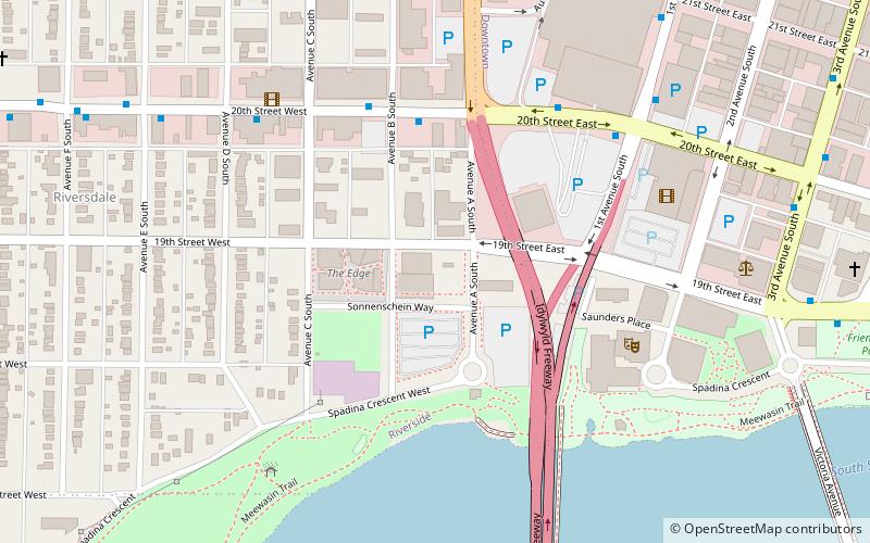 Saskatoon Farmers' Market location map