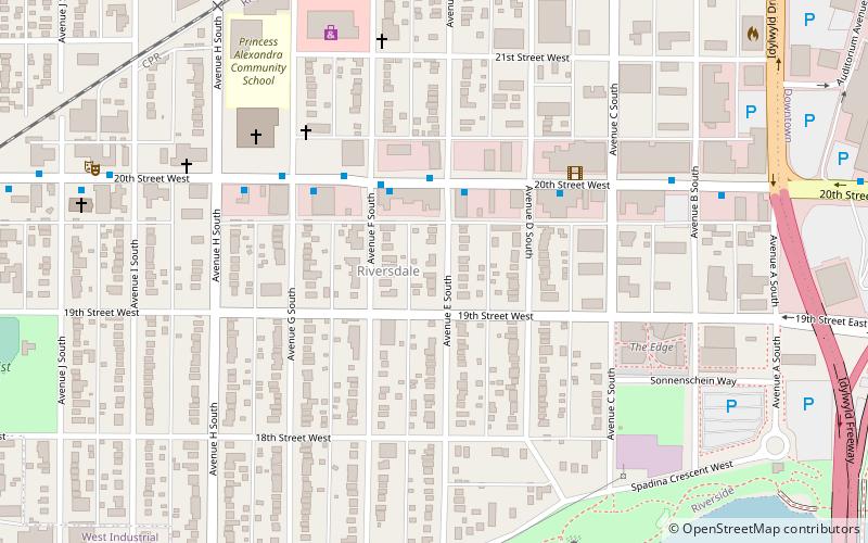 Riversdale location map