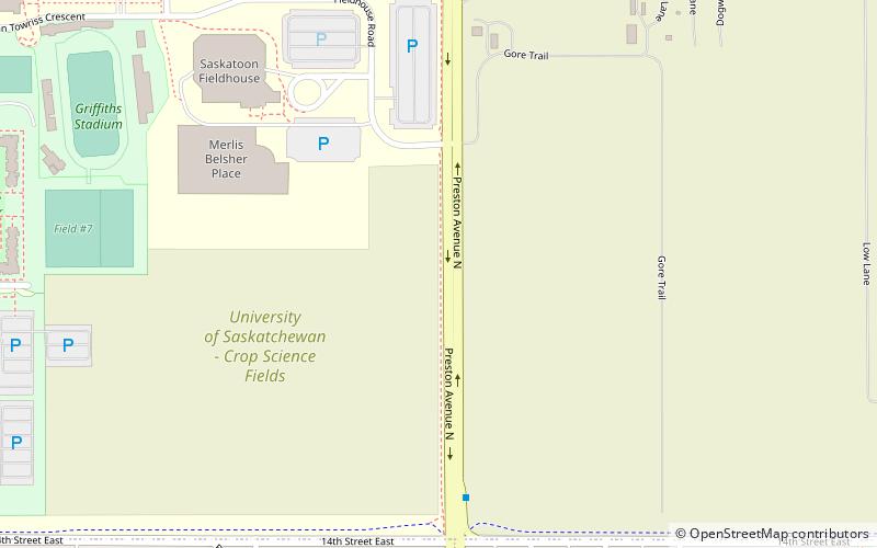 U of S Lands South Management Area location map