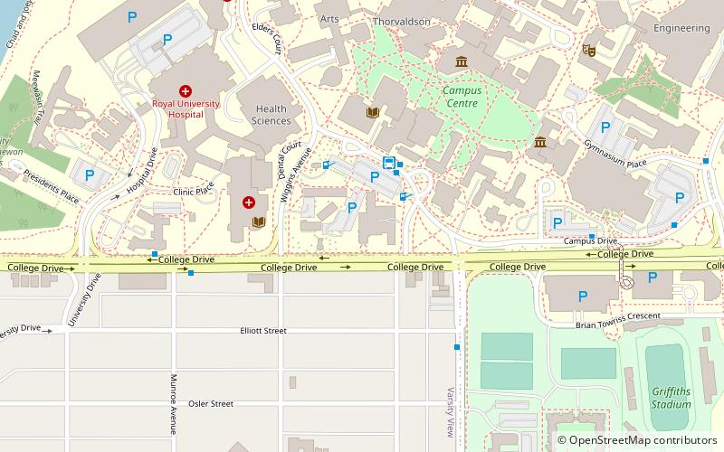 St. Thomas More College location map