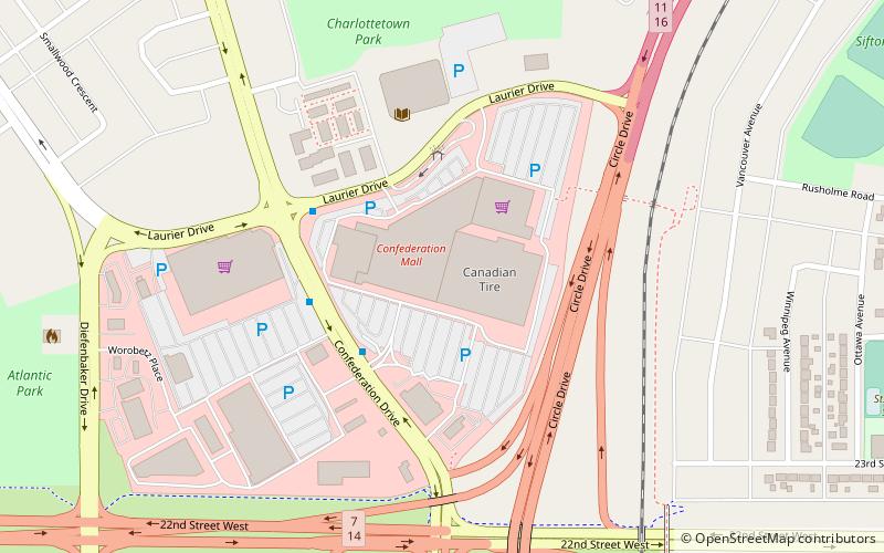 Confederation Suburban Centre location map