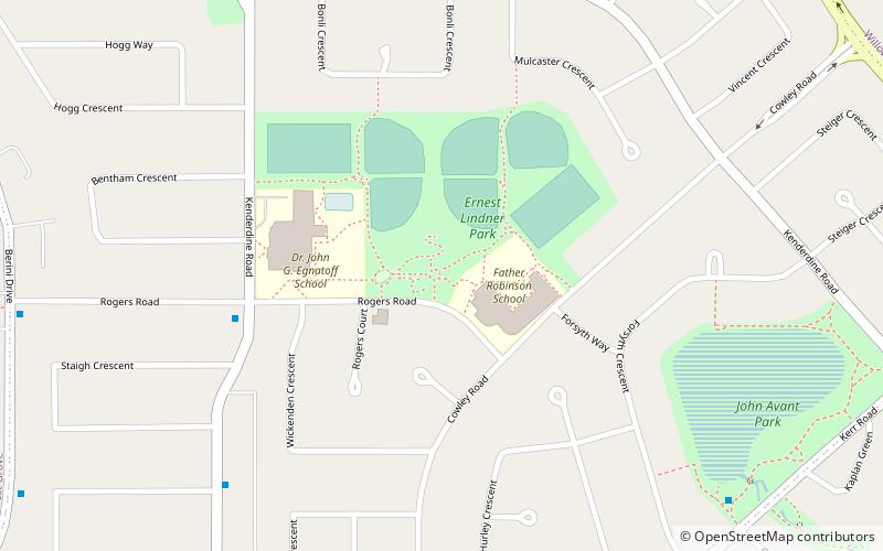 Erindale location map