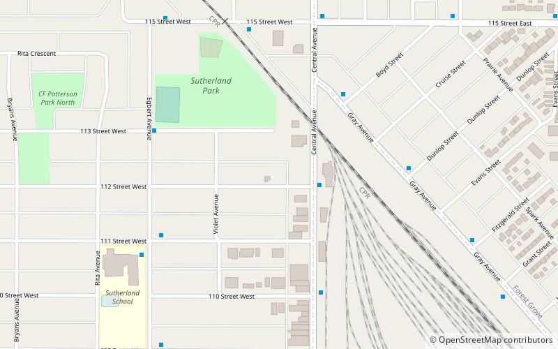 saskatoon sutherland location map