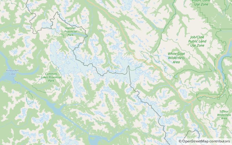 Winston Churchill Range location map