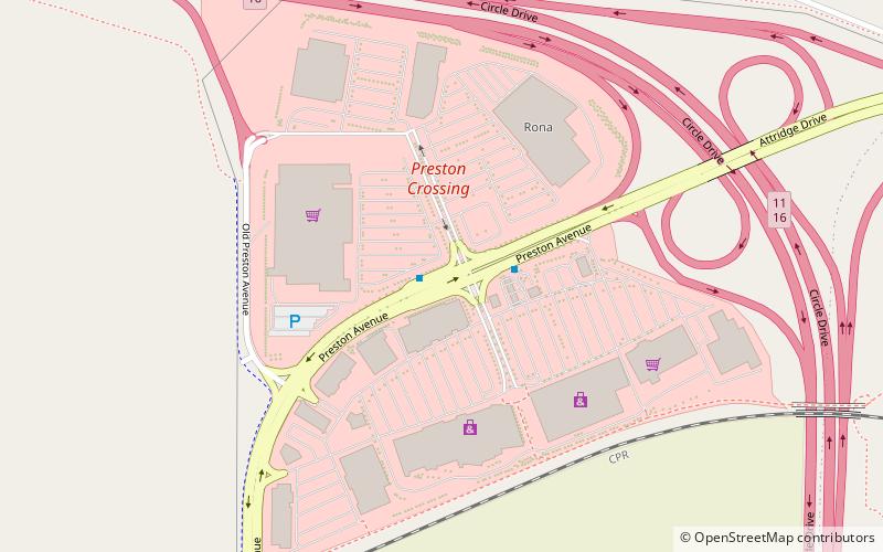 Preston Crossing location map