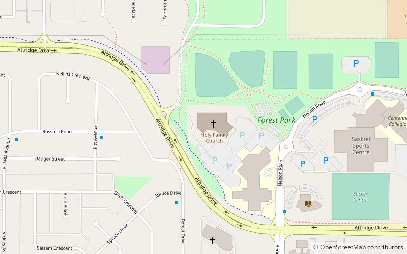 Holy Family Cathedral location map