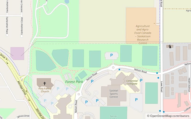 saskatoon soccer centre location map