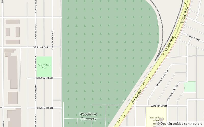 Kelsey-Woodlawn location map