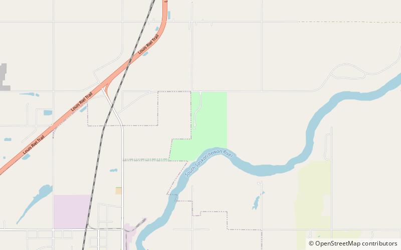 Wanuskewin Heritage Park location map