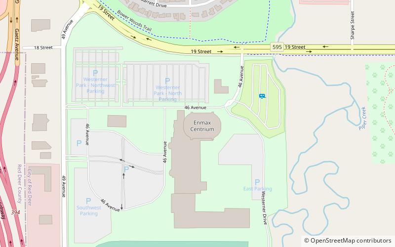 ENMAX Centrium location map