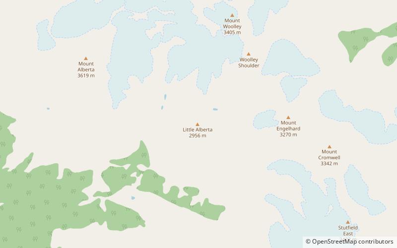 little alberta jasper national park location map