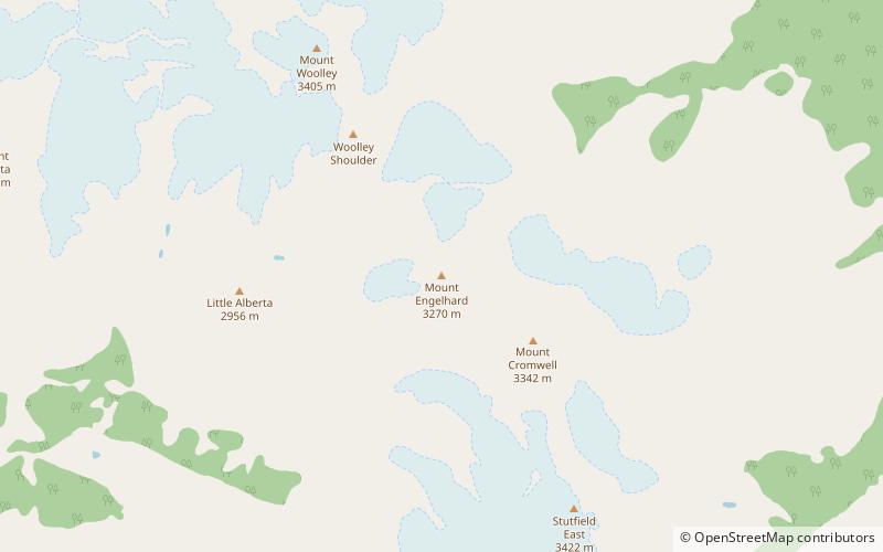 Mount Engelhard location map