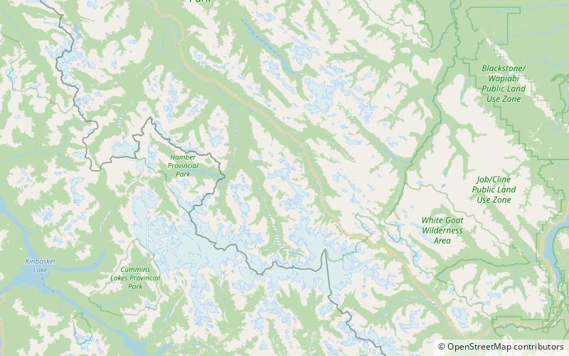 mount smythe jasper nationalpark location map