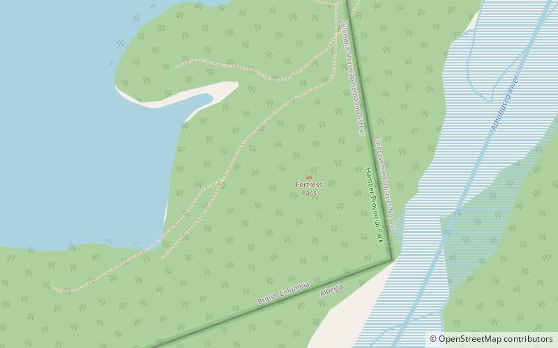 fortress pass park prowincjonalny hamber location map