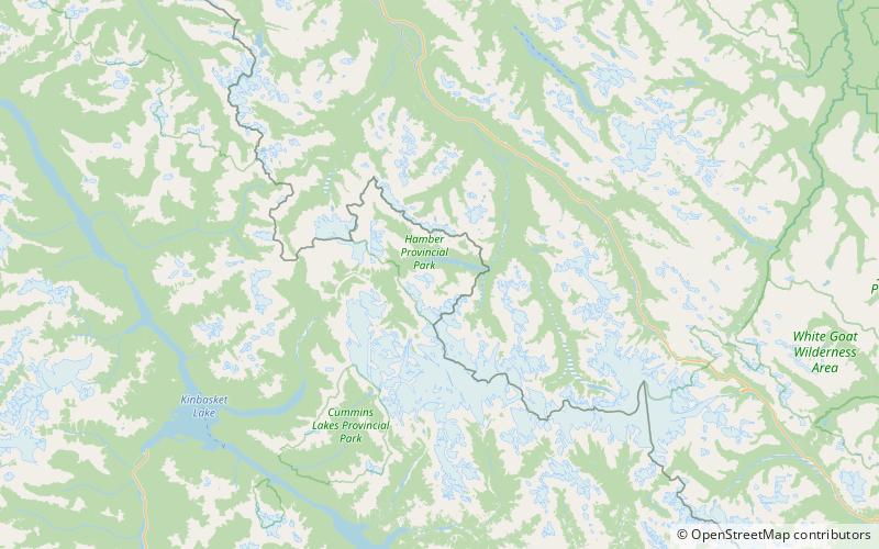 Chisel Peak location map