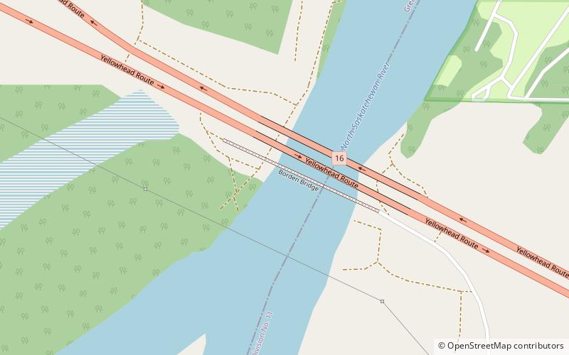 Borden Bridge location map