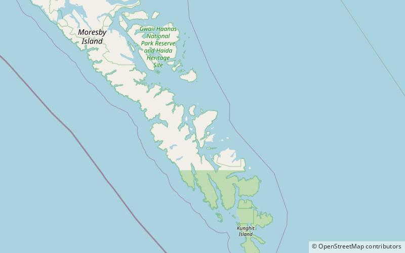 burnaby island reserve de parc national et site du patrimoine haida gwaii haanas location map