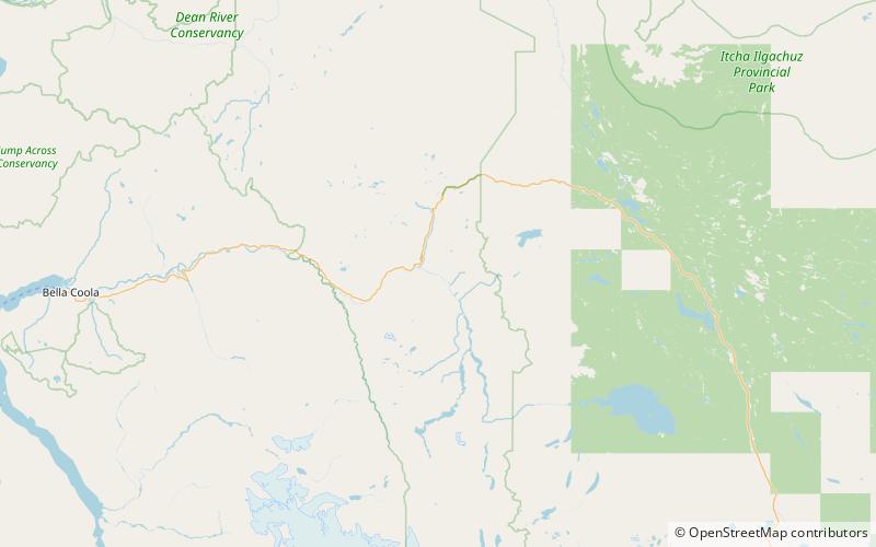 atnarko parc provincial de tweedsmuir location map