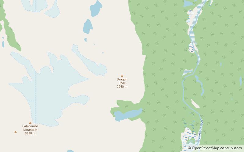 Dragon Peak location map