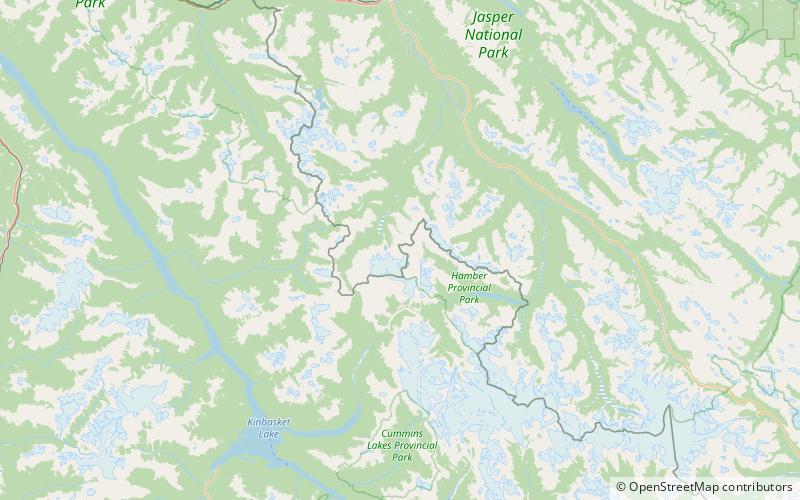 mount scott park narodowy jasper location map