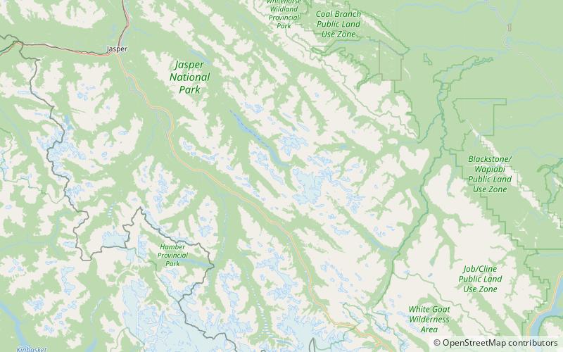 mount julian jasper nationalpark location map