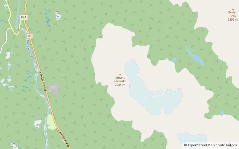 Mount Kerkeslin location map