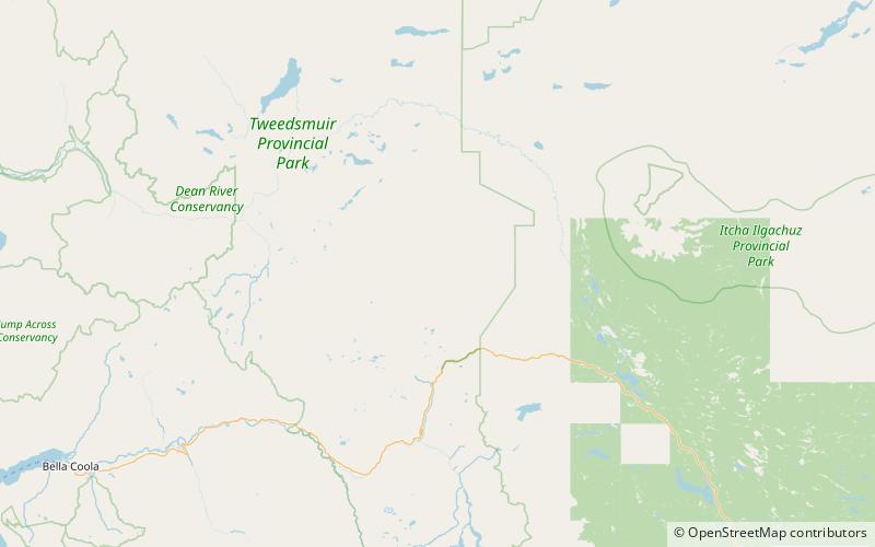 Anahim Volcanic Belt location map