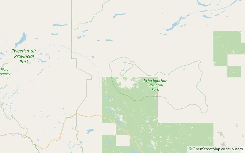festuca pass park prowincjonalny itcha ilgachuz location map