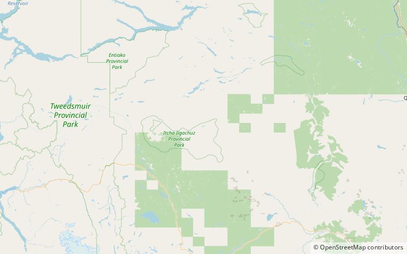 itcha lake itcha ilgachuz provincial park location map