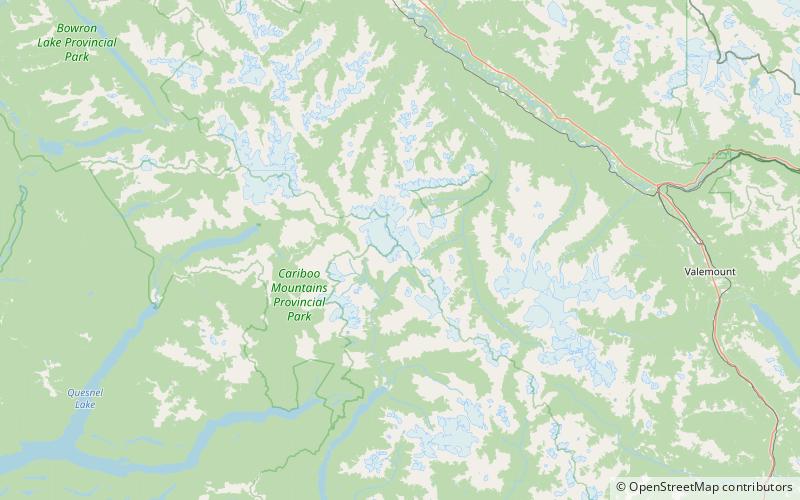 mount pierrway park prowincjonalny wells gray location map