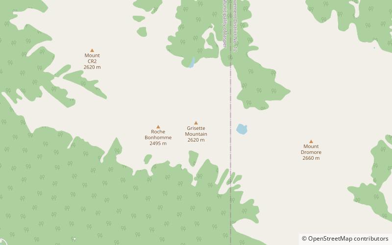 Grisette Mountain location map