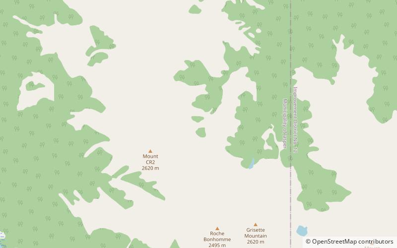 Colin Range location map